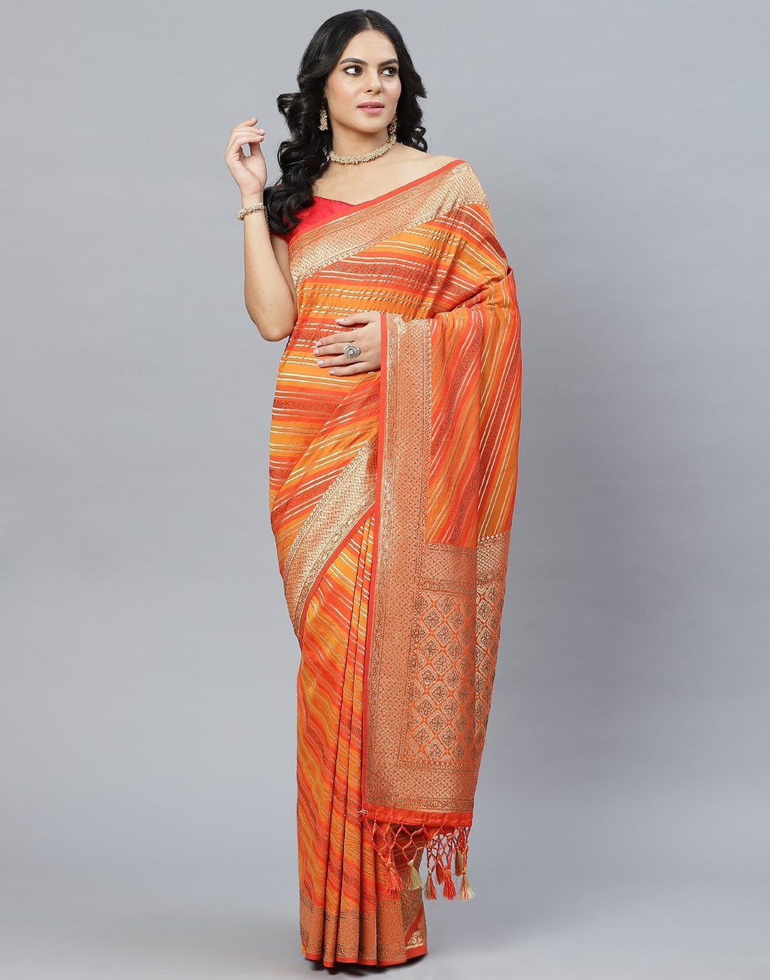 Banarasi Woven Embroidery Saree