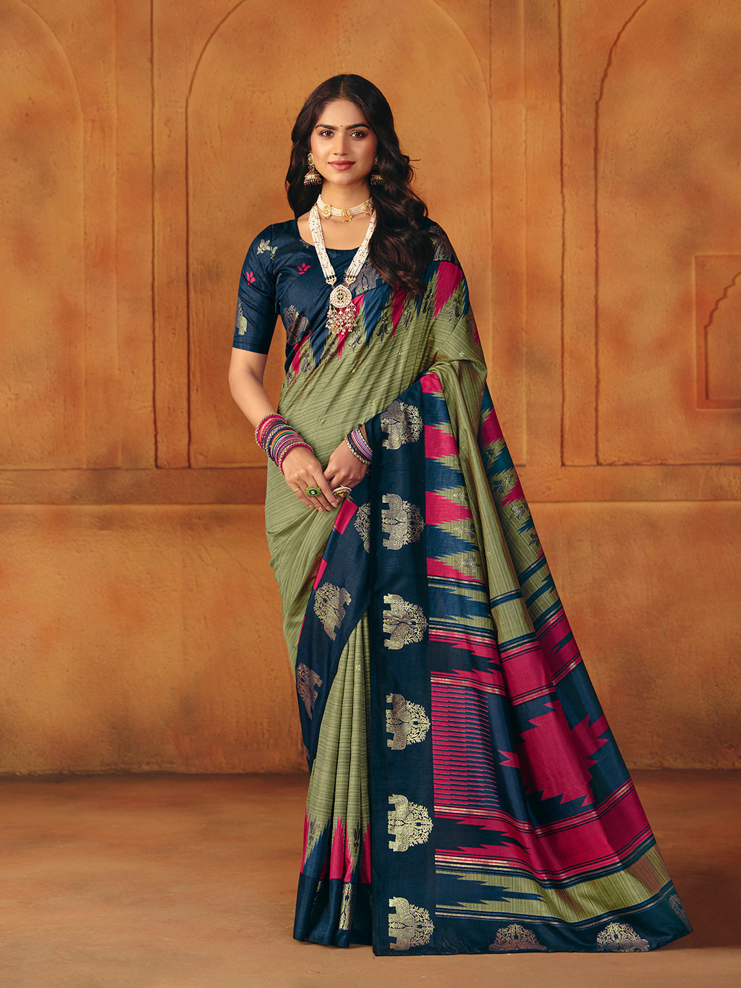 Printed Art Silk Saree