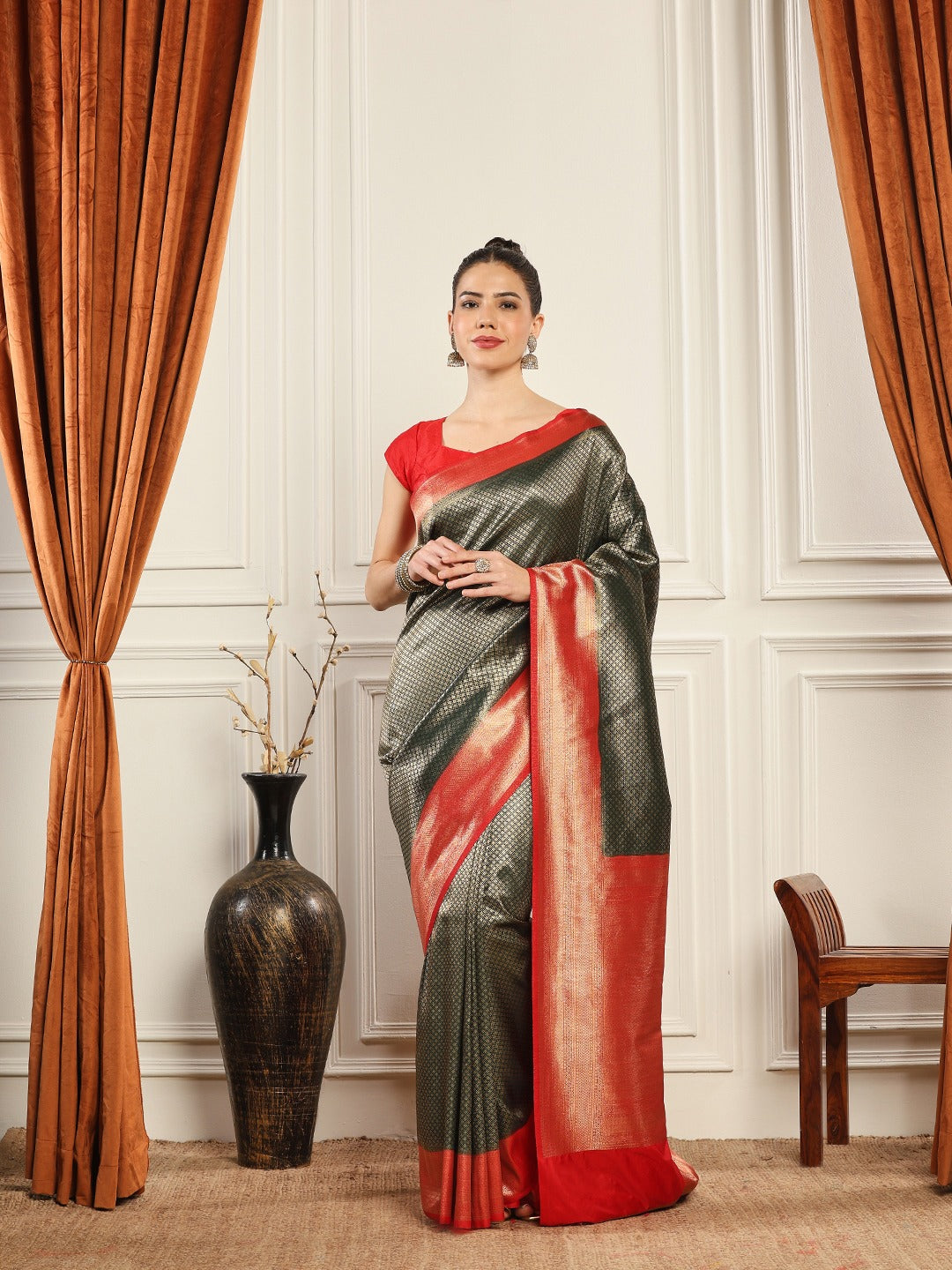 Woven Design Art Silk Saree