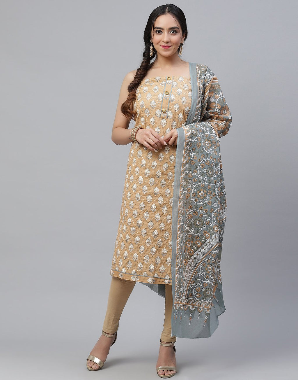 Cotton Printed Suit piece