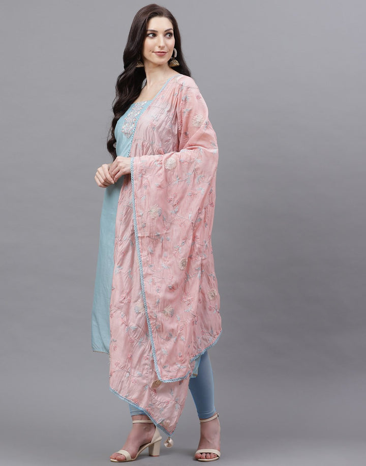 Muslin Embroidered Suit Piece