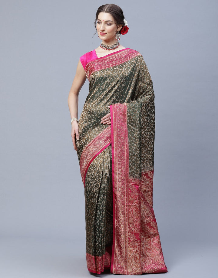Woven Banarasi Tanchoi Saree