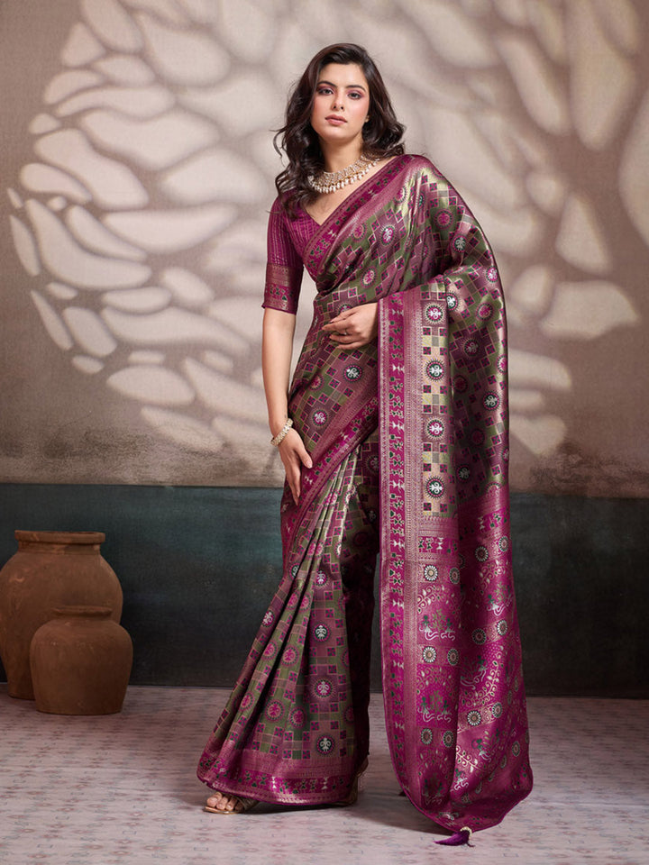 Woven Design Banarasi Silk Saree