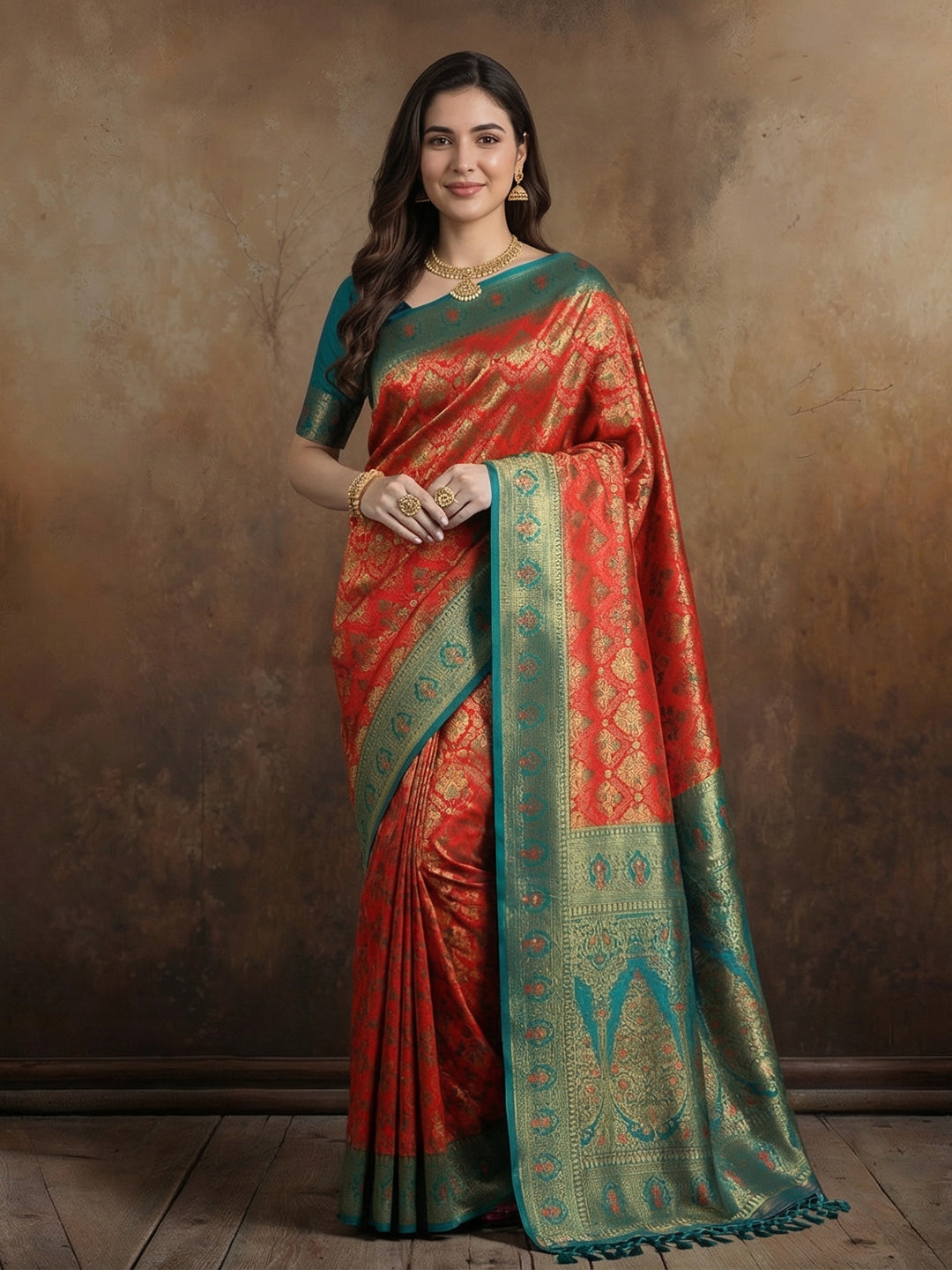 Woven Design Art Silk Saree