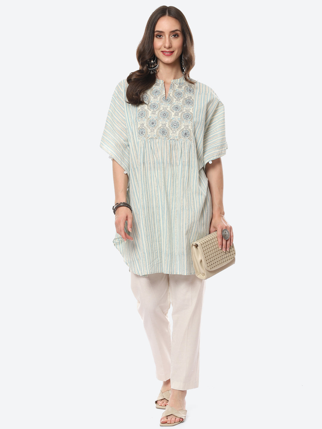 Floral Printed Cotton Kurti