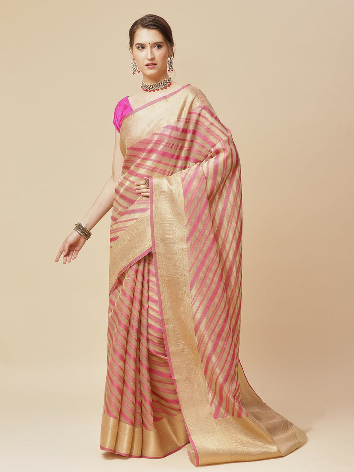 Zazri Border Cotton Woven Saree