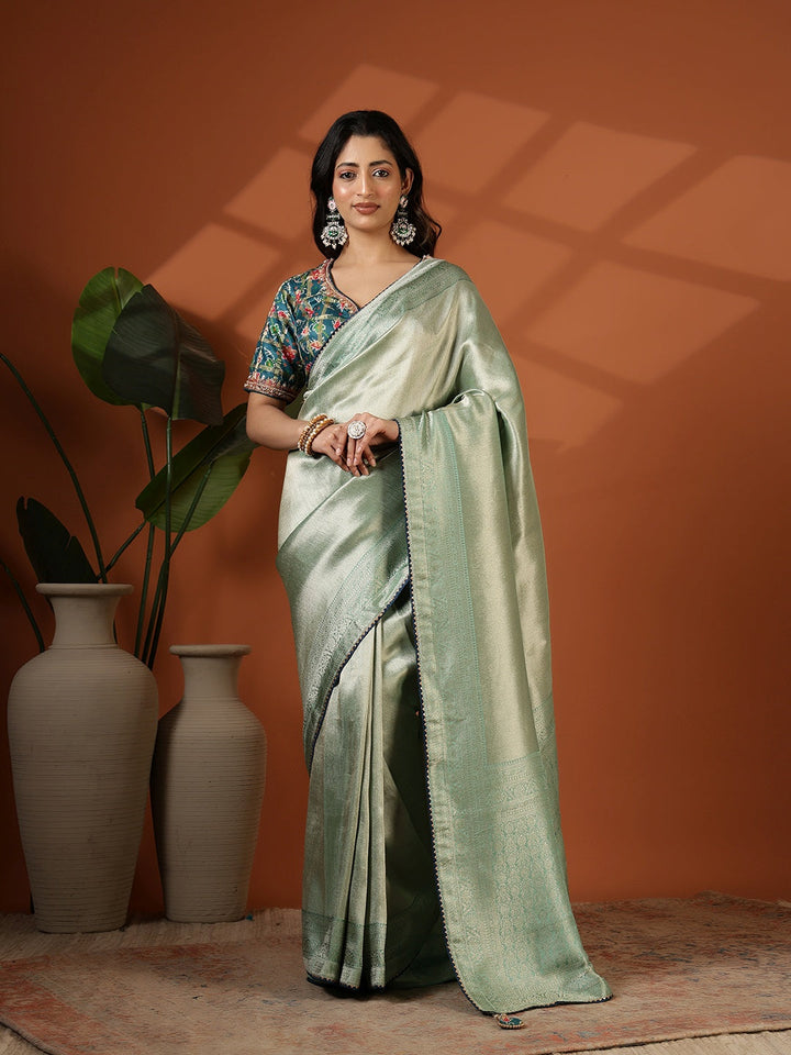 Embroidered Banarasi Saree