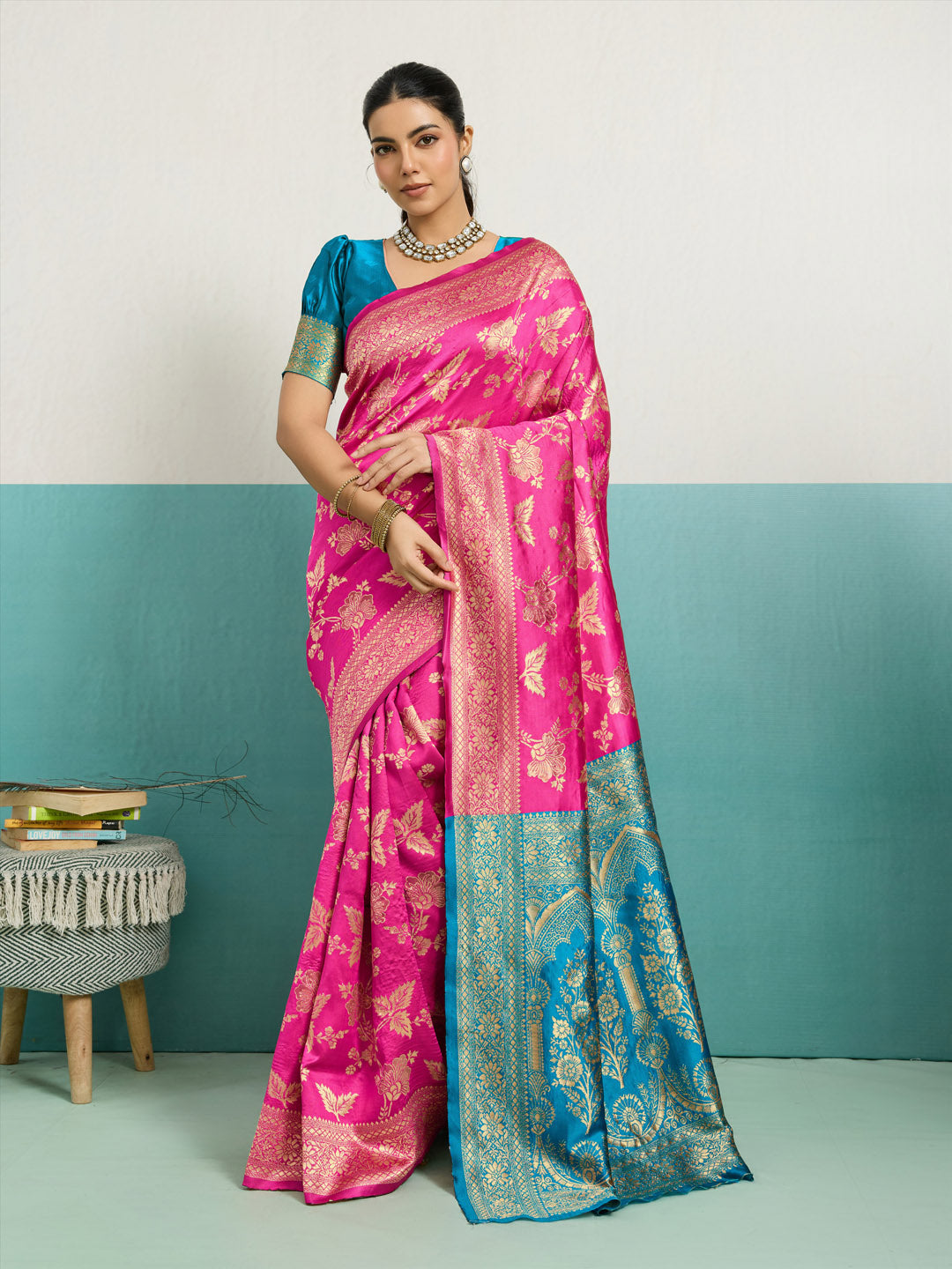 Woven Design Art Silk Saree