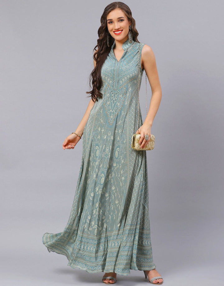 Aqua Dress-1