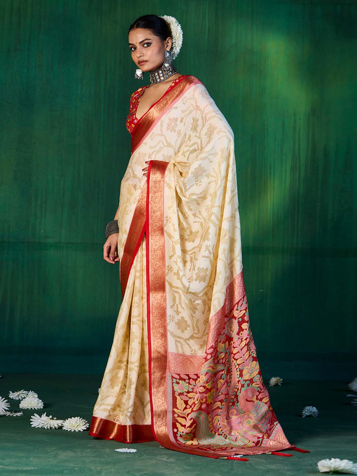 Bandhani Printed Georgette Saree