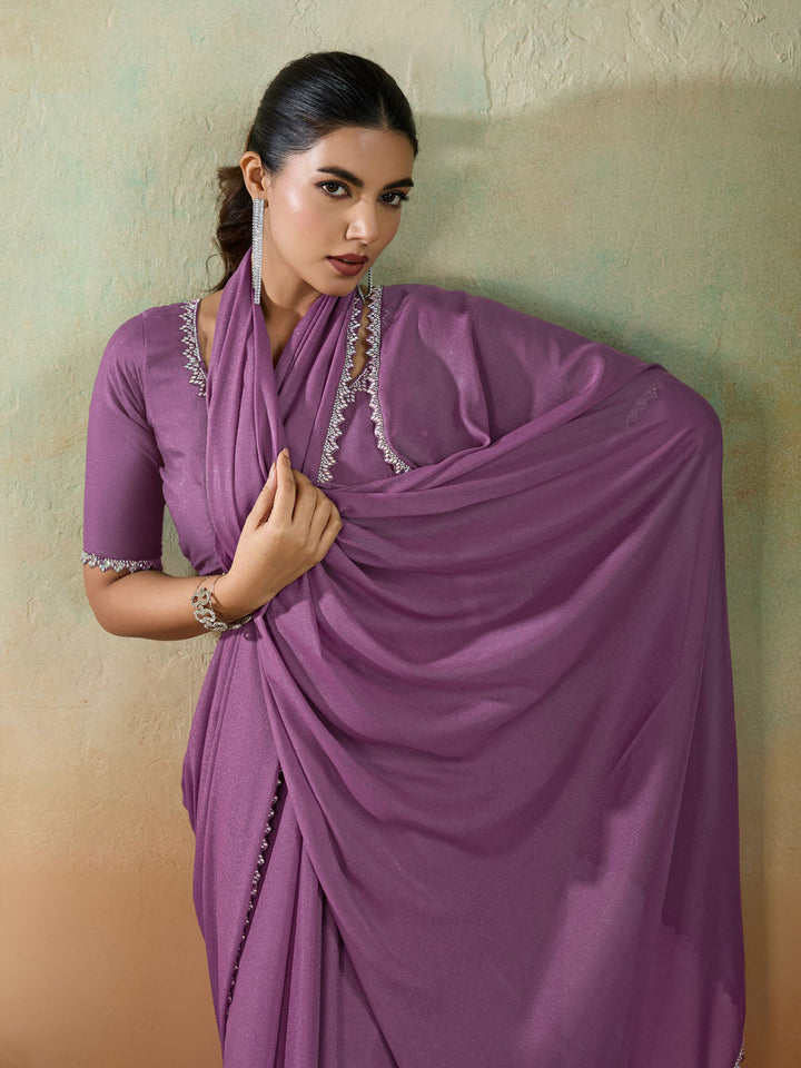 Woven Design Georgette Saree
