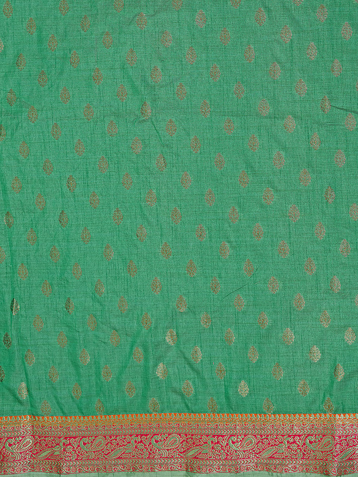 Zari Jaal Cotton Woven Saree