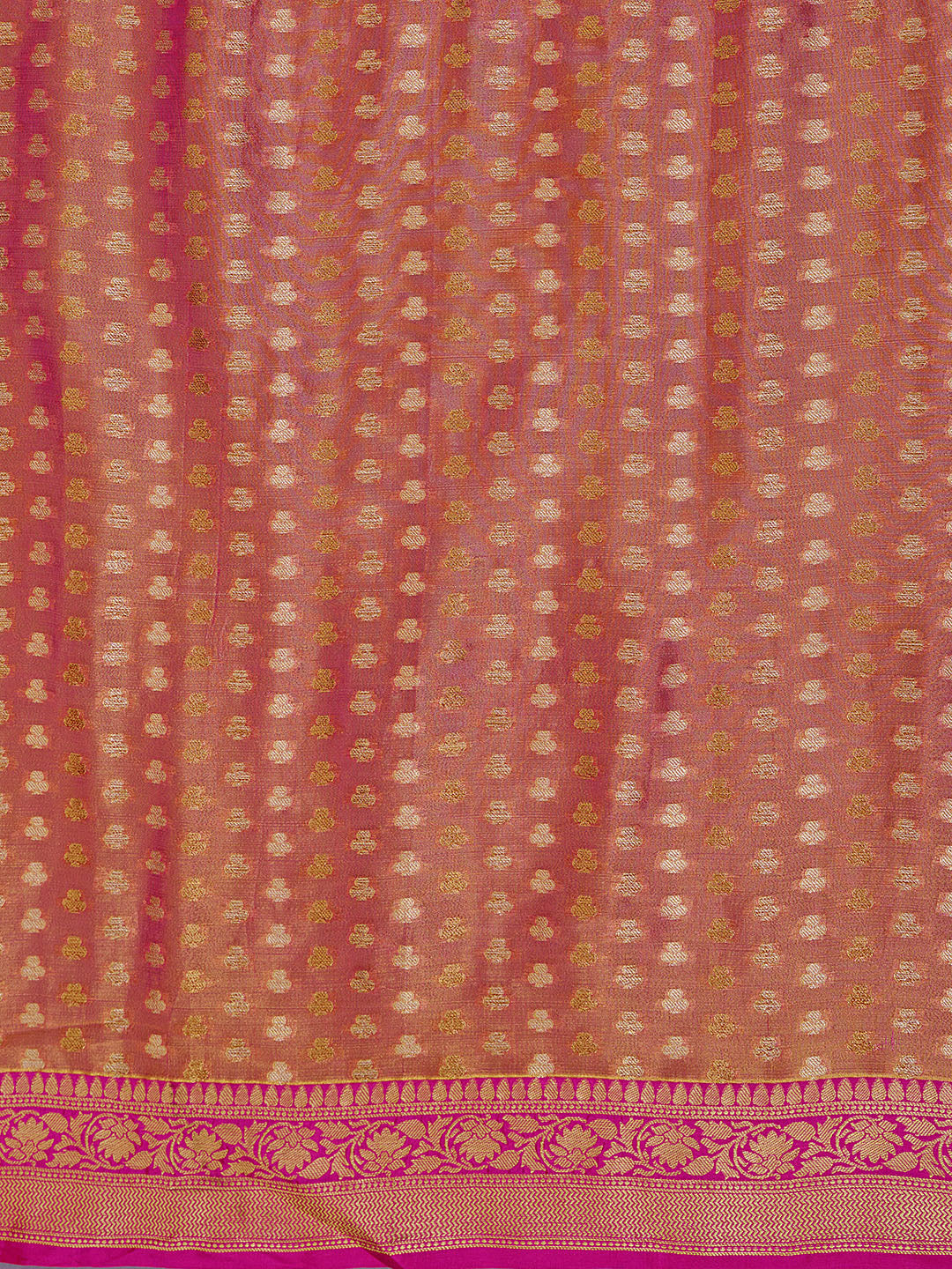 Zari Jaal Cotton Woven Saree