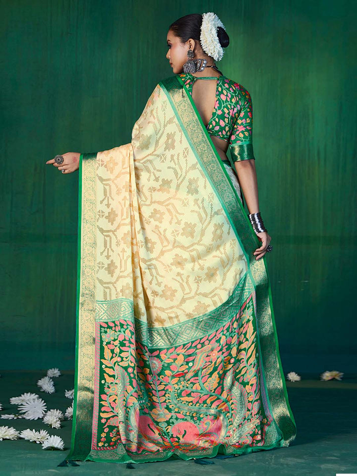 Bandhani Printed Georgette Saree