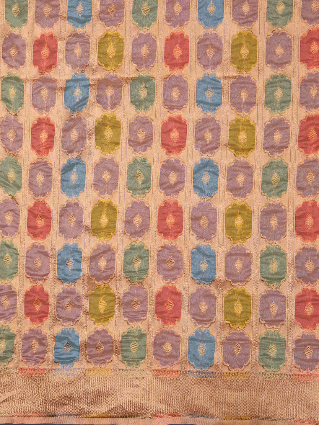 Zari Jaal Cotton Woven Saree