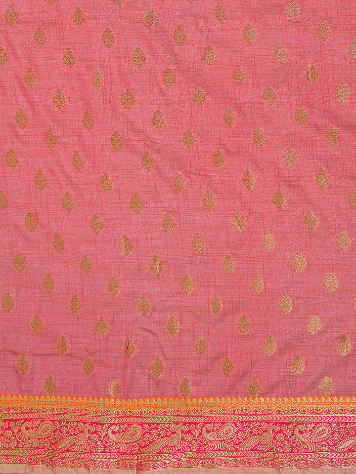 Zari Jaal Cotton Woven Saree