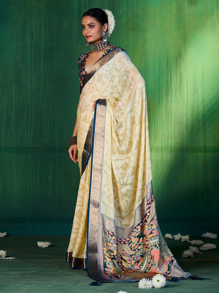 Bandhani Printed Georgette Saree