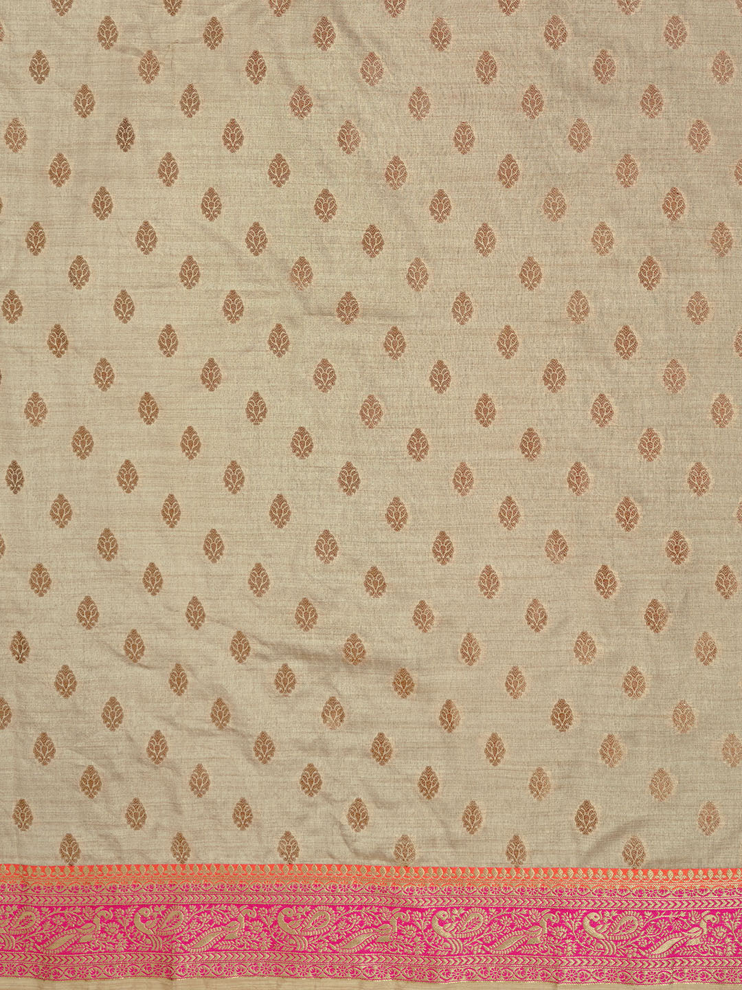 Zari Jaal Cotton Woven Saree