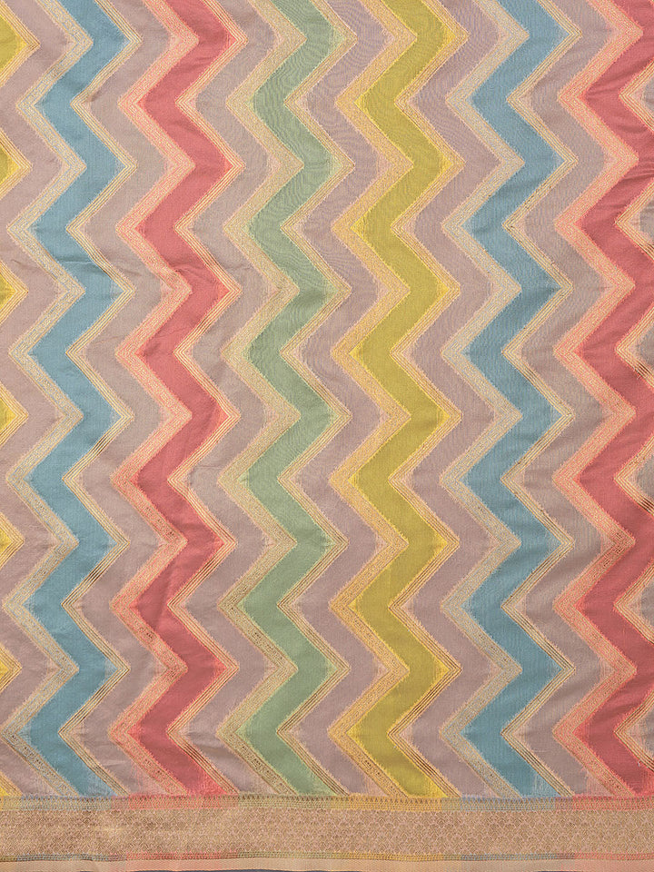 Zari Jaal Cotton Woven Saree