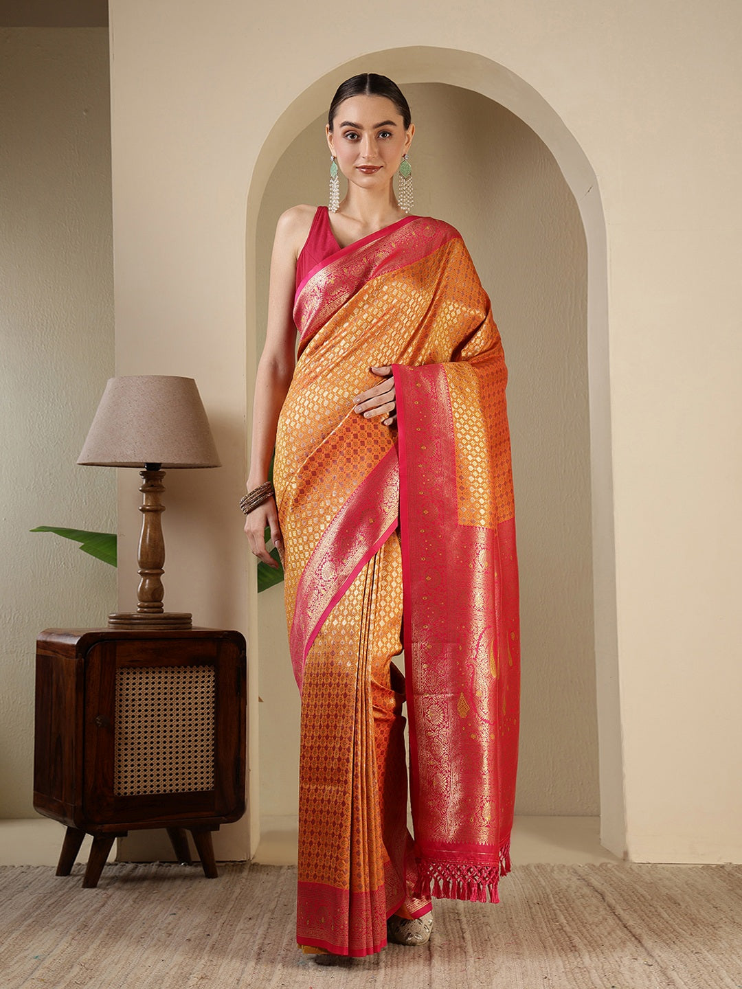 Woven Design Art Silk Saree