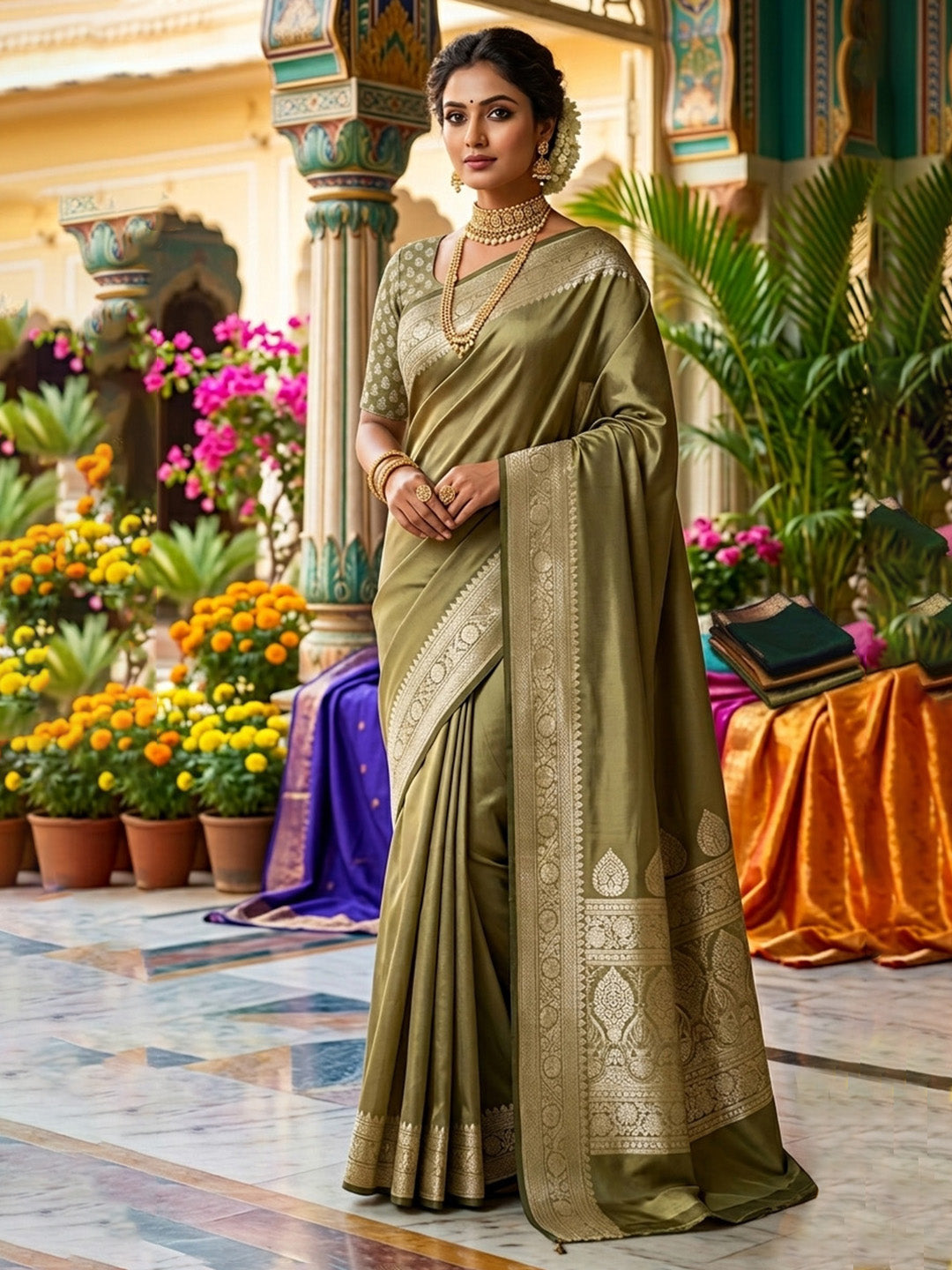 Woven Design Art Silk Saree