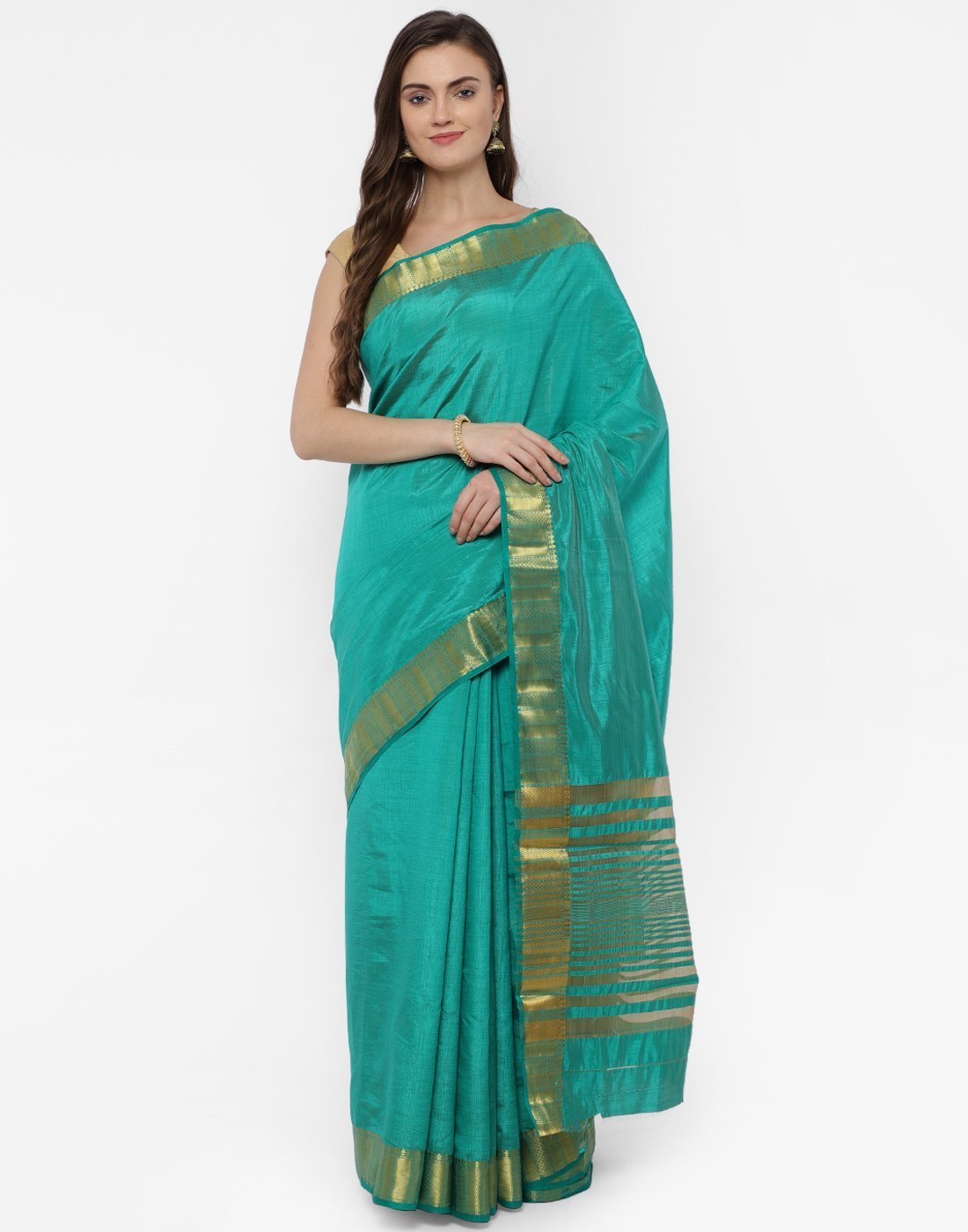 MBZ Meena Bazaar-Art Handloom Woven Saree