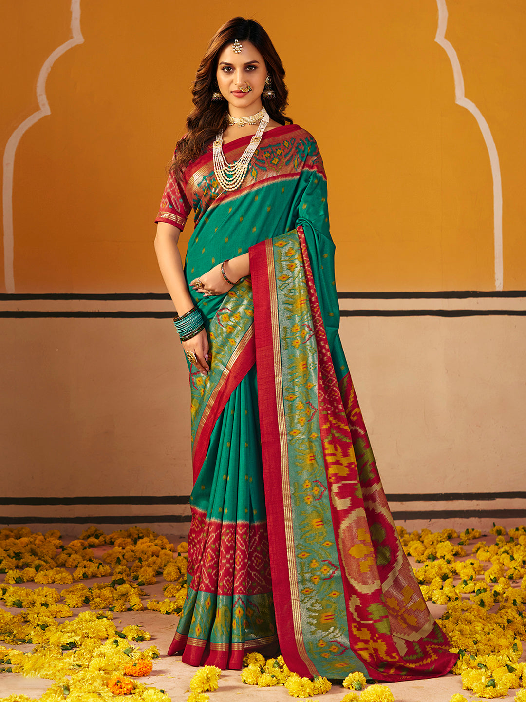 Printed Art Silk Saree