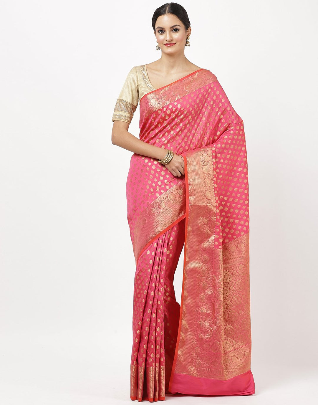 MBZ Meena Bazaar-Banarasi Woven Saree