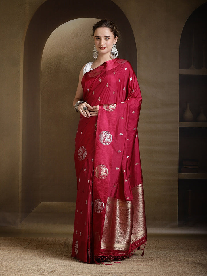 Woven Design Art Silk Saree