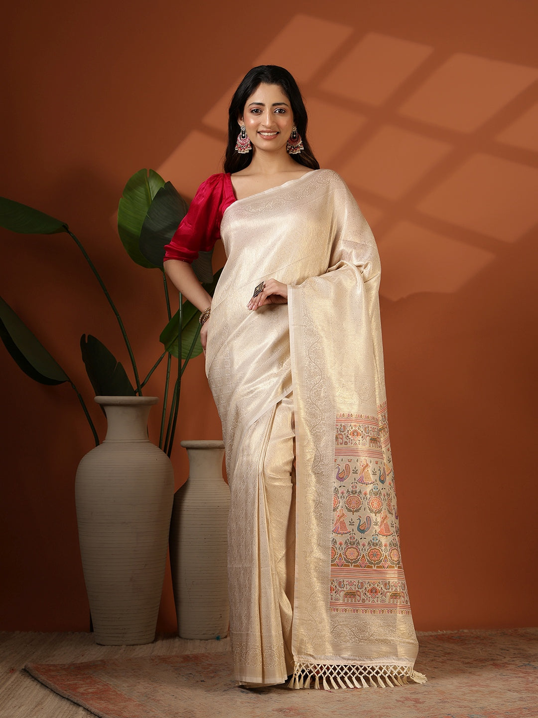 Woven Design Art Silk Saree