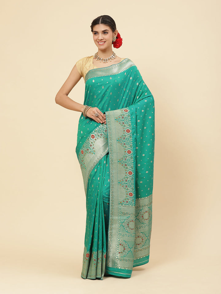 Banarasi Saree with Stone Booti