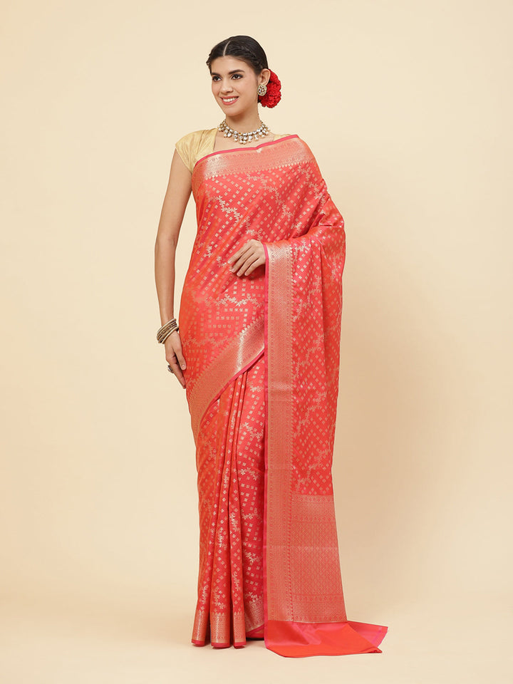 Cotton Saree with Zari Border Booti