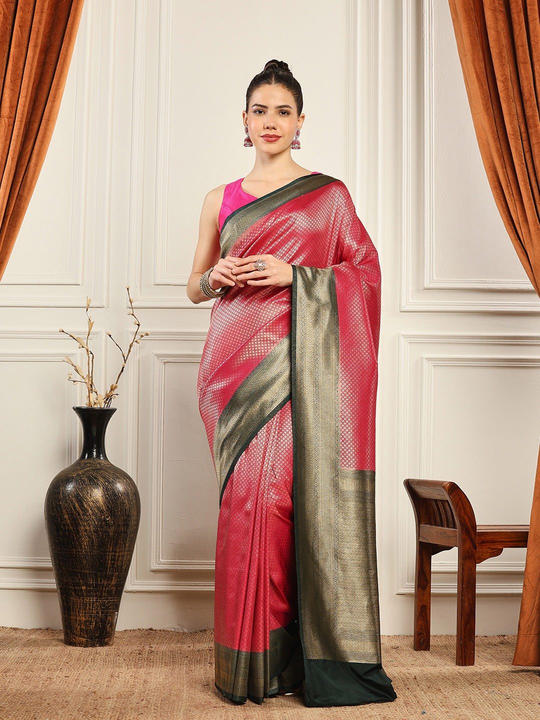 Woven Design Art Silk Saree