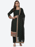 Zari Booti Art Handloom Kurta With Pant Art Silk Dupatta
