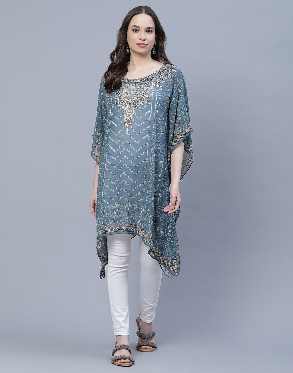 Digital Print Georgette Kaftan