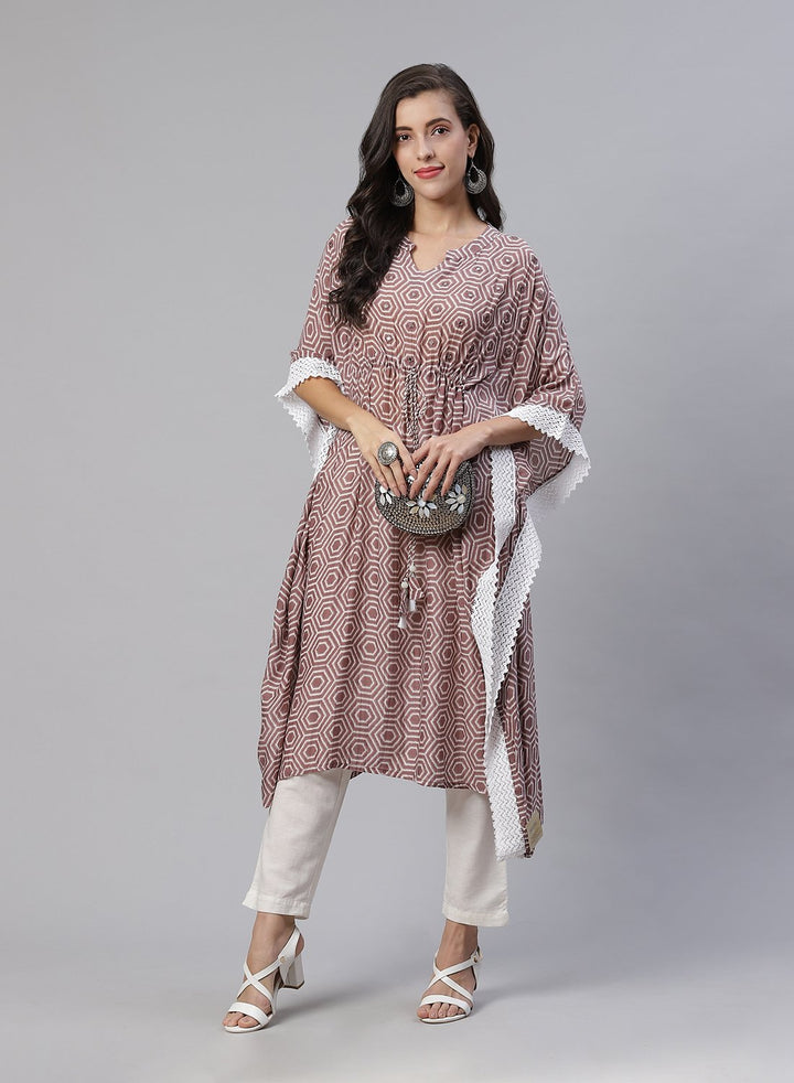 Printed Cotton Kaftan