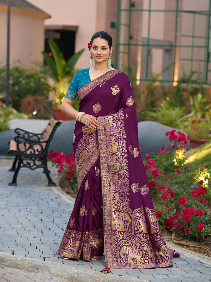Woven Design Dola Silk Saree