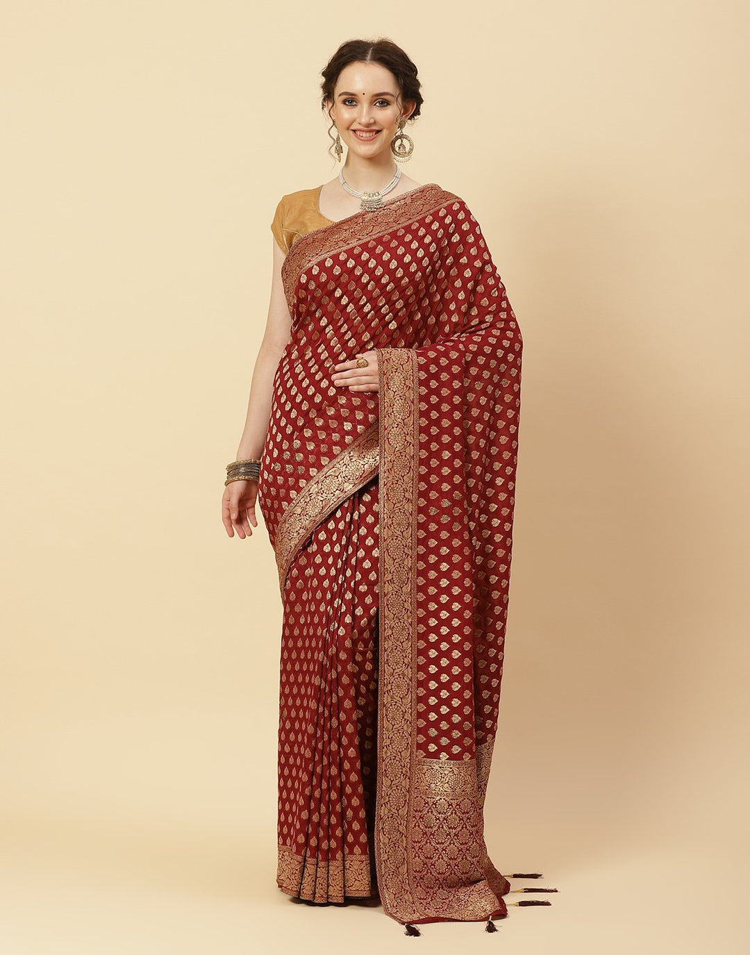 Embroidered Art Georgette Saree