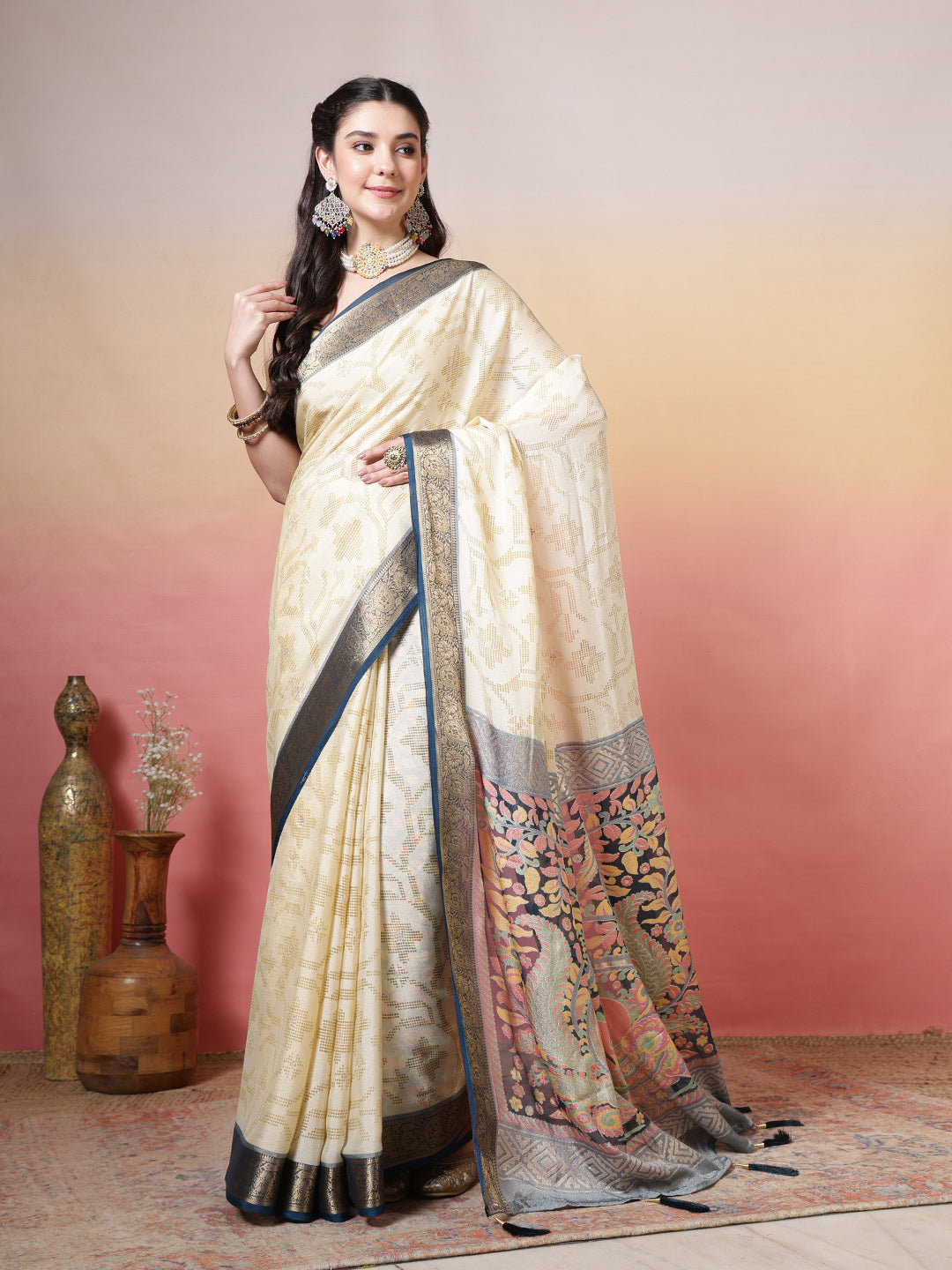 Bandhani Printed Georgette Saree