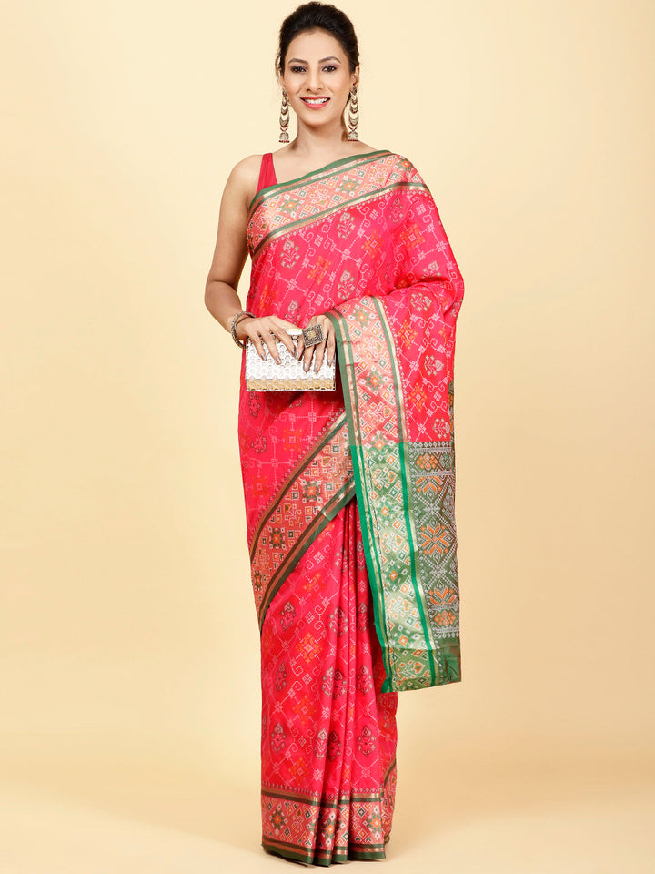 Zari Jaal Handloom Woven Saree