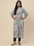 Printed Cotton Anarakali Kurta