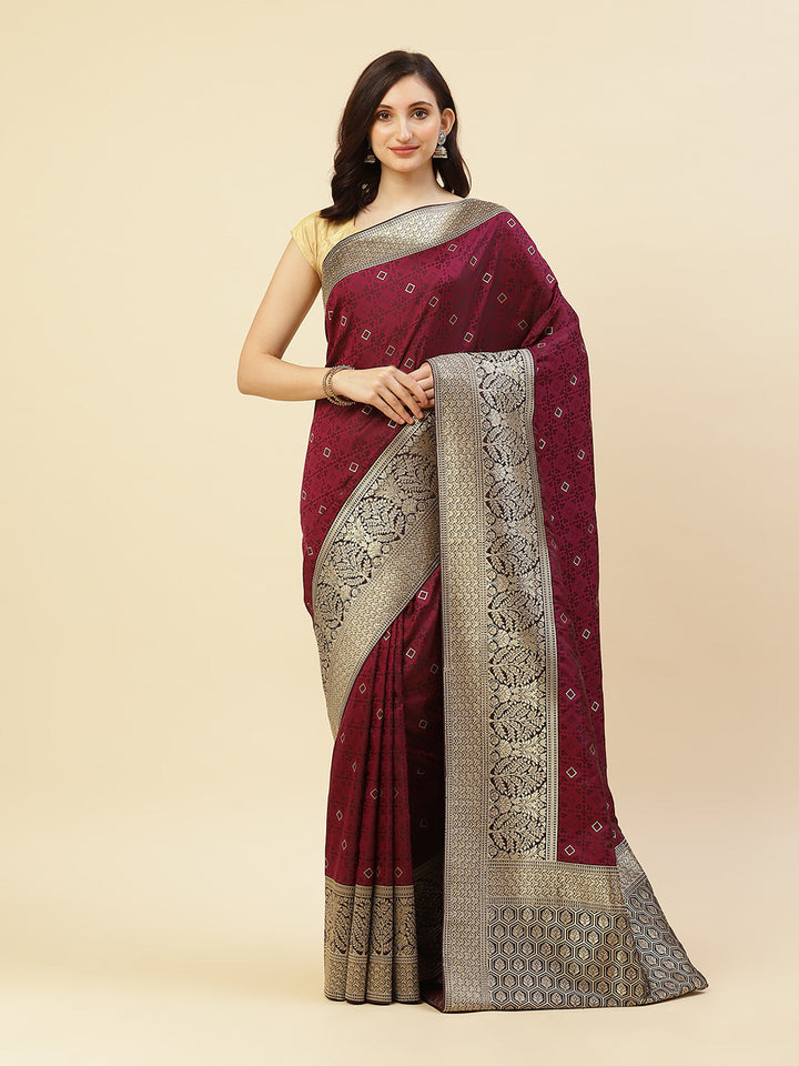 Jamawar Banarasi Art Handloom Saree