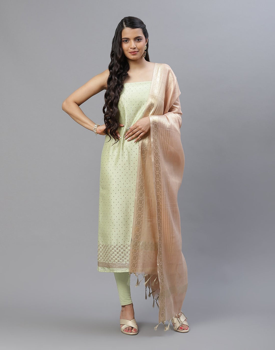 GEORGETTE EMBROIDERED SUIT SET