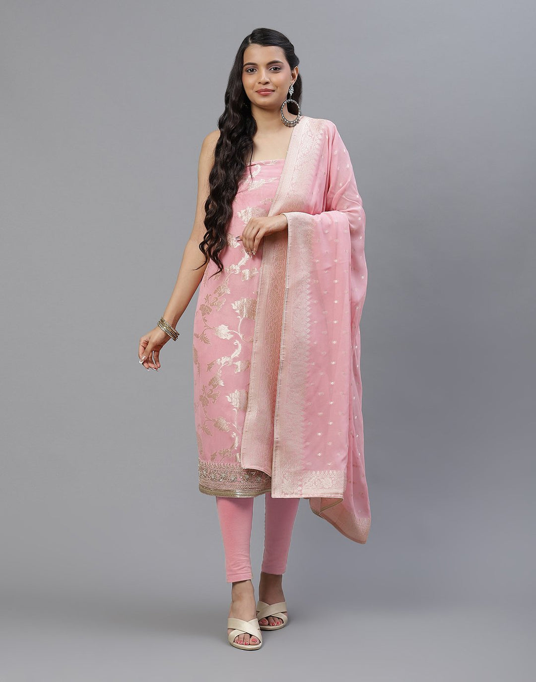 GEORGETTE WOVEN SUIT SET