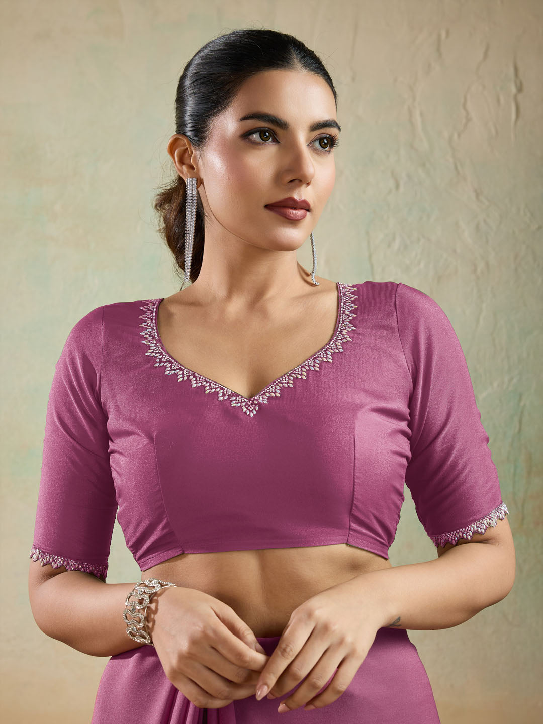 Woven Design Georgette Saree