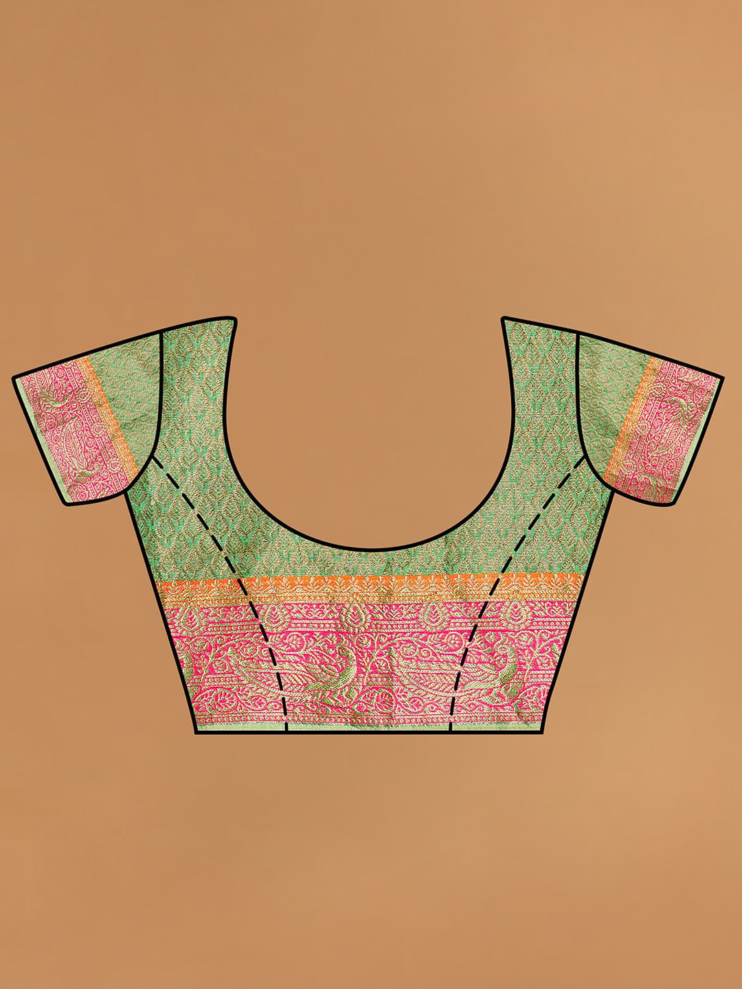 Zari Jaal Cotton Woven Saree
