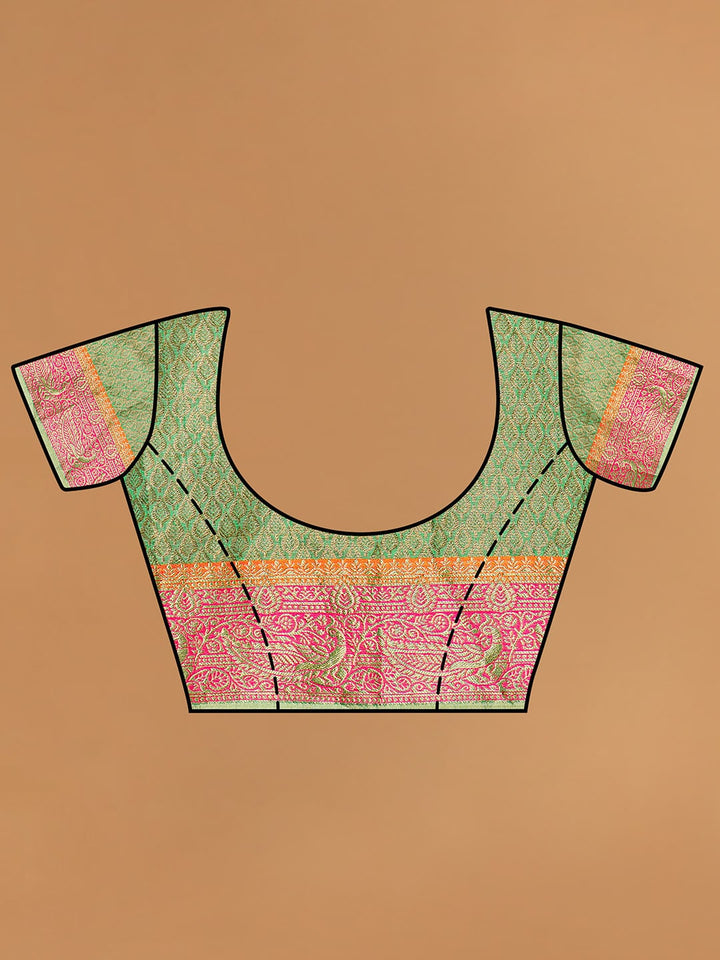 Zari Jaal Cotton Woven Saree