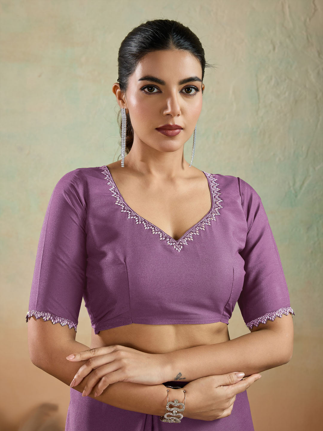 Woven Design Georgette Saree