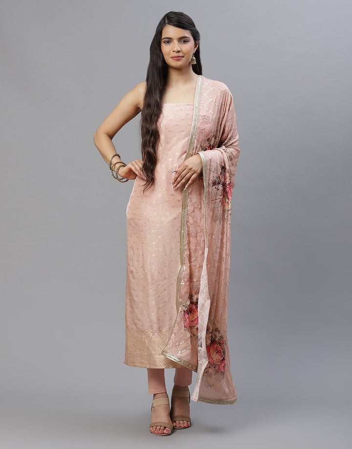 Georgette woven suit set