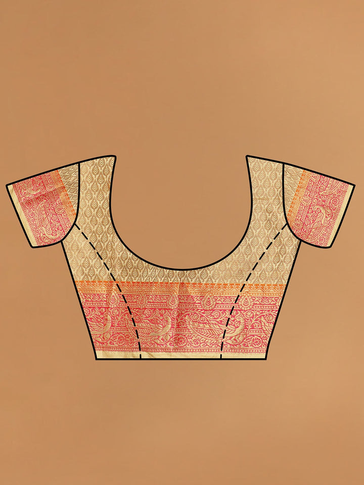 Zari Jaal Cotton Woven Saree